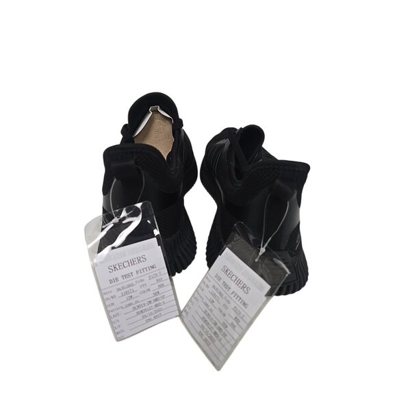 Skechers Men's 118171 Bobs Geo Memory Foam Walking Shoe Black Size 12M - Picture 3 of 7